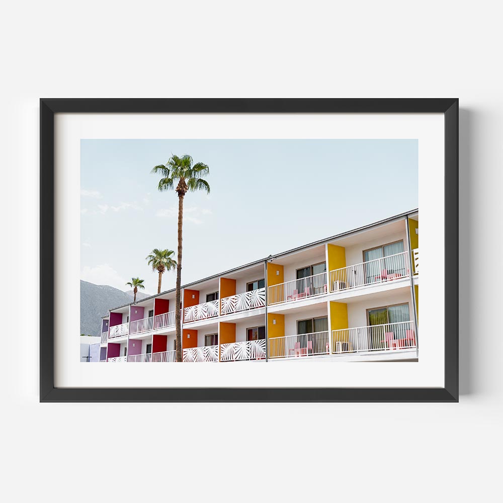 PS Saguaro Hotel Art Print