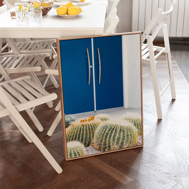 Blue Door Cactus Palm Springs Canvas Art