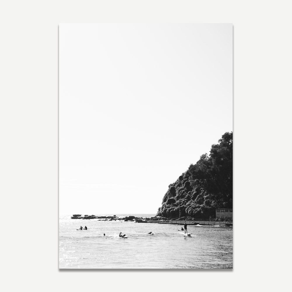 BW Palm Beach Surfers, Australia: A timeless addition to your home decor, perfect for wall art and fine arts.