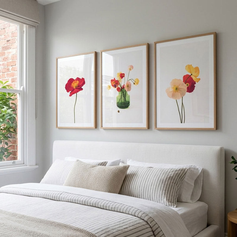 Pastel Poppies Fine Art