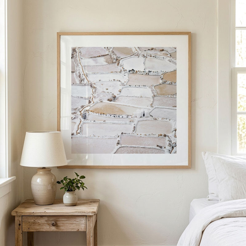 Peruvian Salt Mine SQ Art Print
