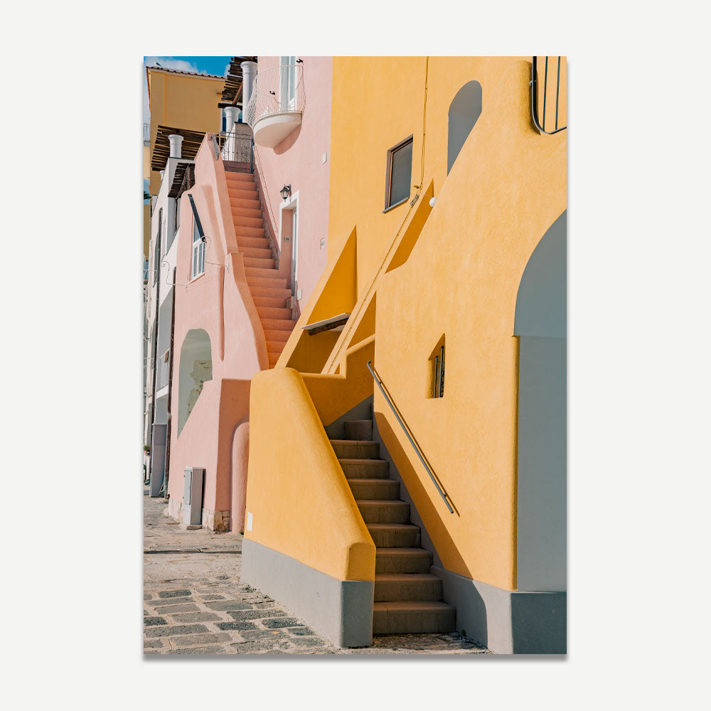 Procida Island – vibrant coastal designs capturing the charm and beauty of Italy’s stunning landscapes and architecture.