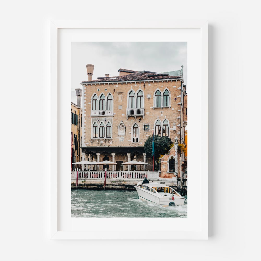 Romantic gondola scene in Venice, Italy - Perfect for wall art and home decor.