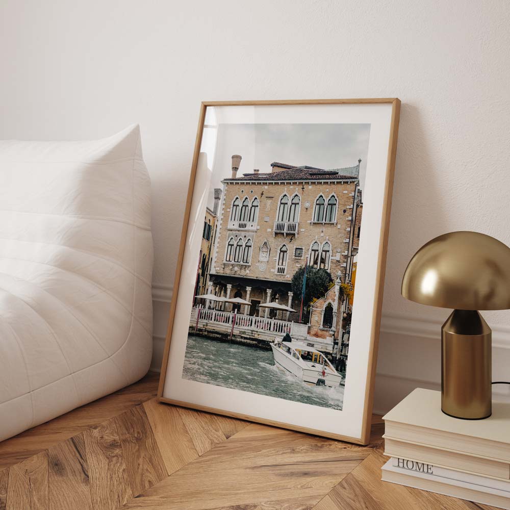 Venice, Italy: Captivating pick up point captured in this stunning wall art.