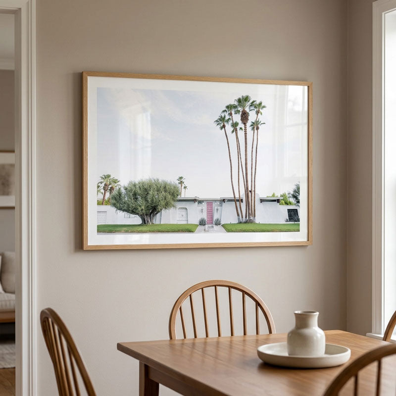 Pink Door II Palm Springs Art Print