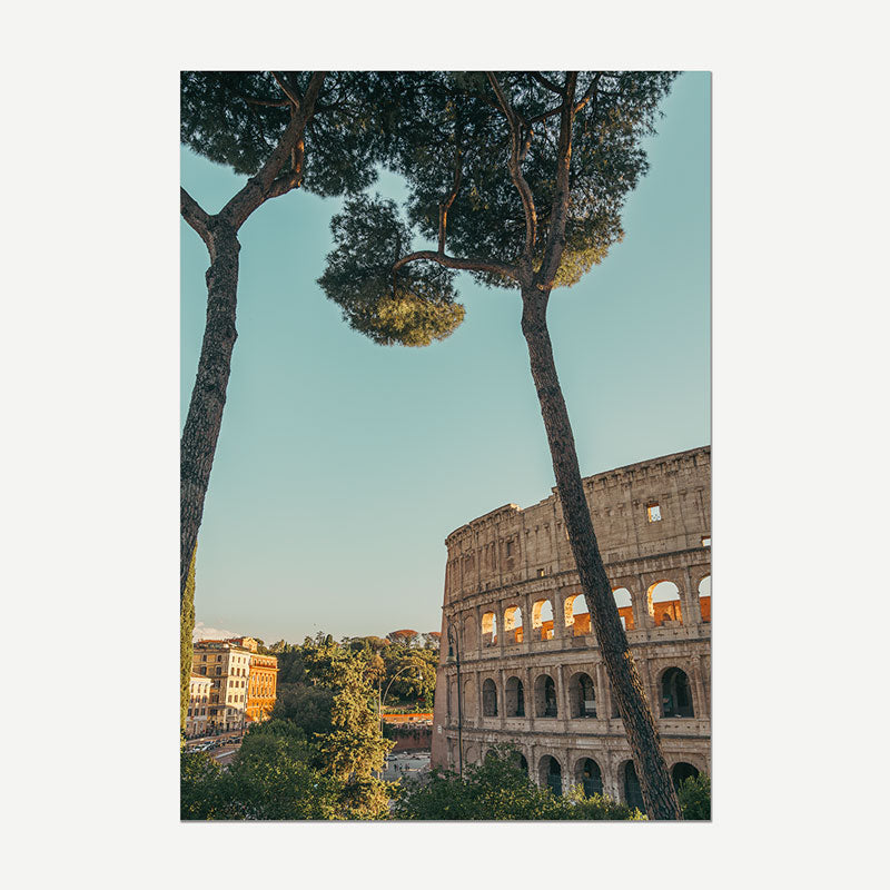Roman Under Pine Trees Art Print
