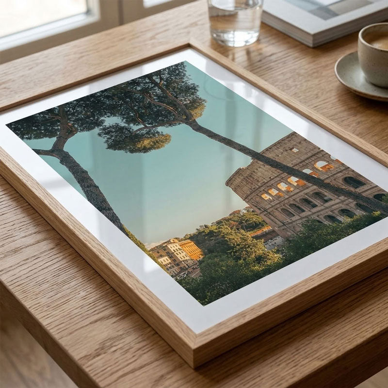 Roman Under Pine Trees Art Print