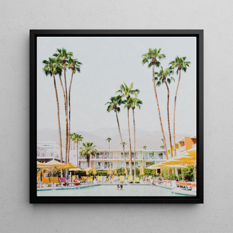 Palm Springs SQ Canvas Art