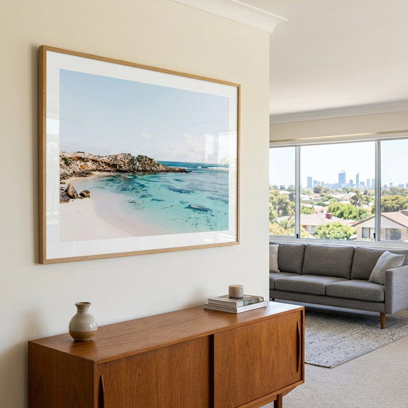 Salmon Bay Rotto Art Print