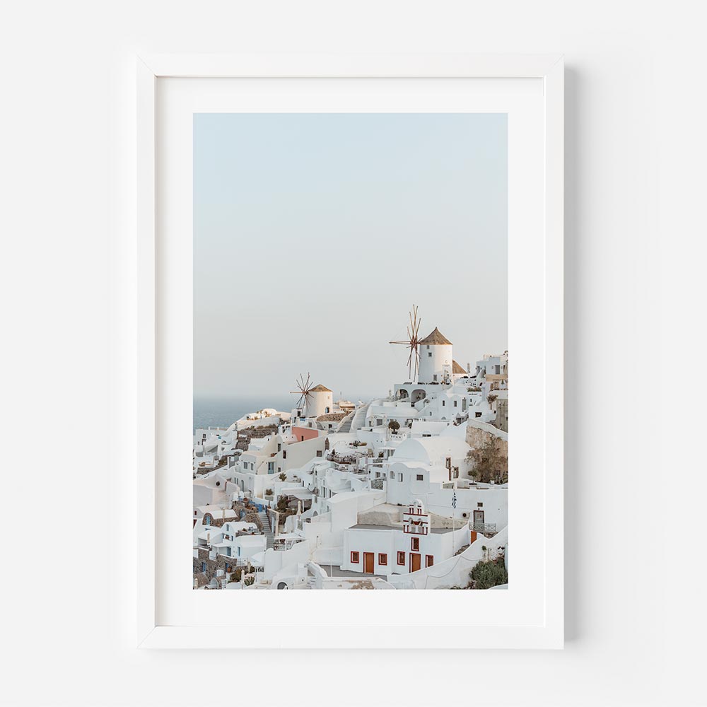 Oia At Sunrise Art Print