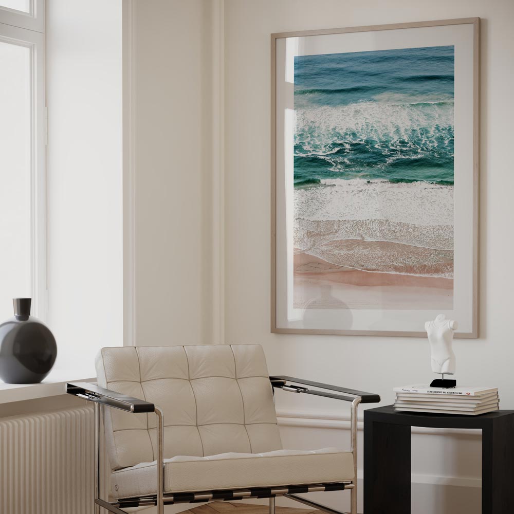 Australian beach waves captured in vibrant fine art.