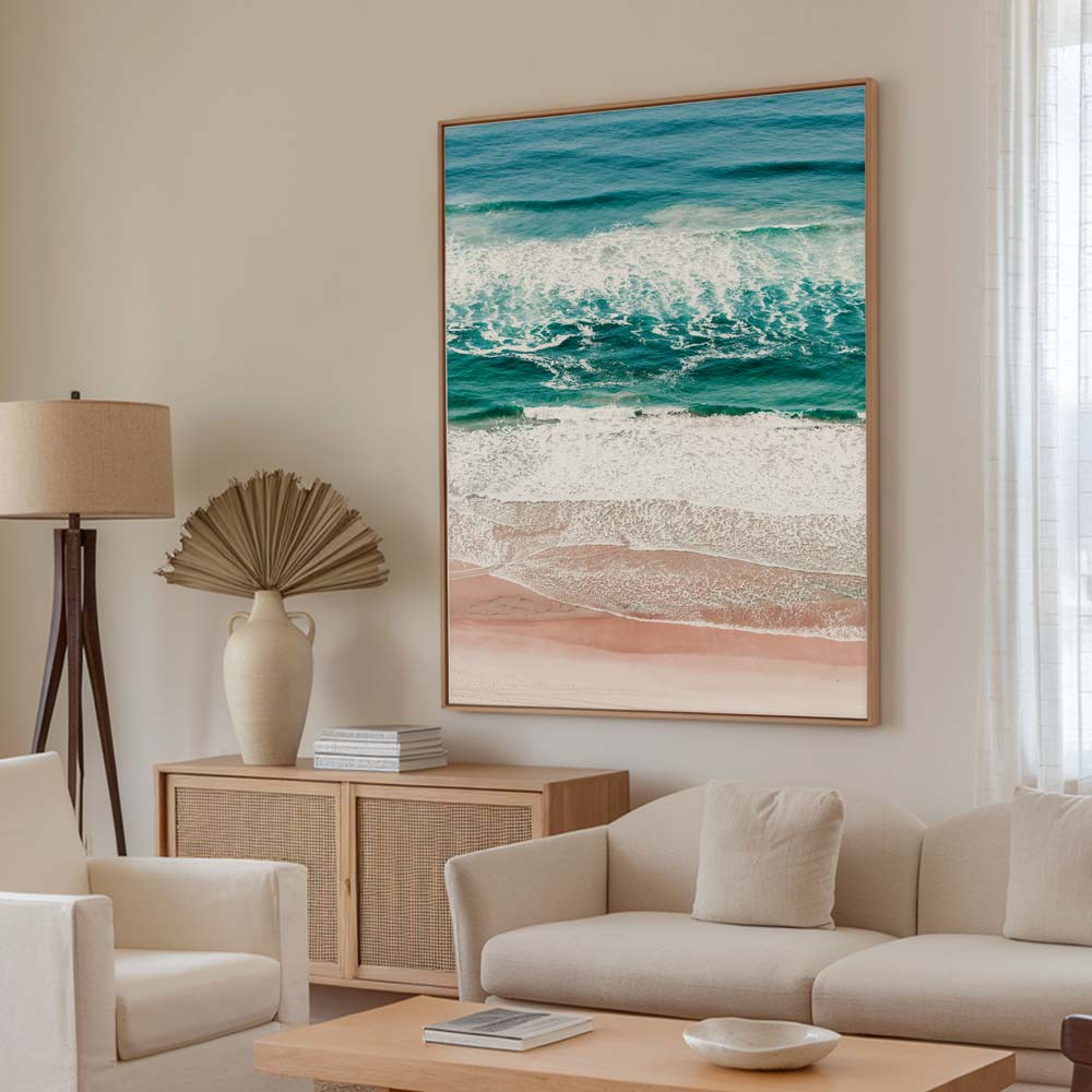 Seafoam Serenity Canvas Art