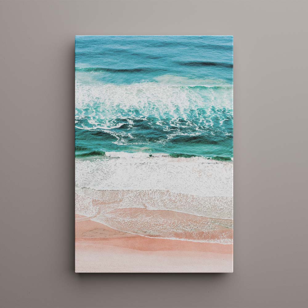 Seafoam Serenity Canvas Art