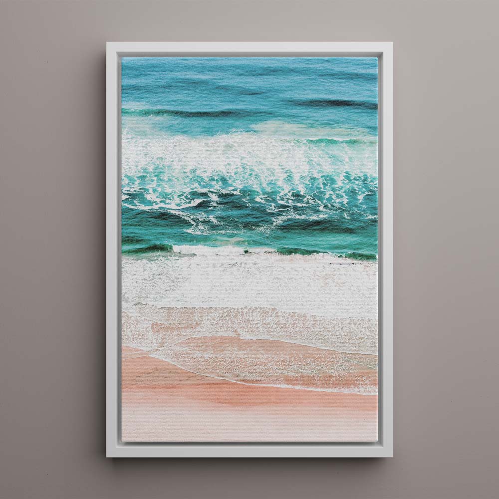 Seafoam Serenity Canvas Art