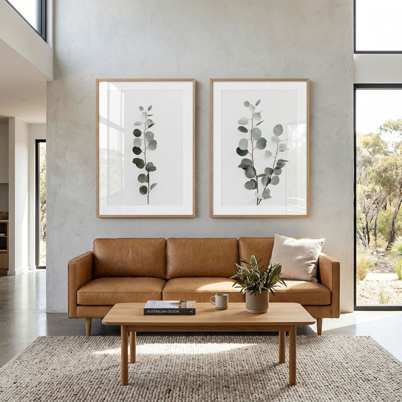Set of 2 Art Prints - Solo Silver Dollar & Silver Dollar Gum