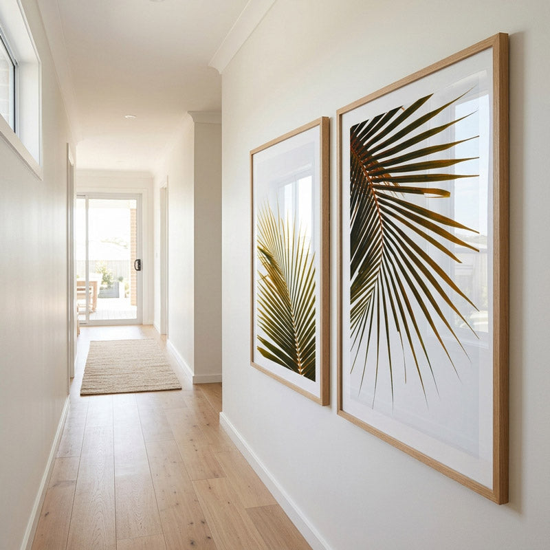 Set of 2 Art Prints - Tropical Frond I & II