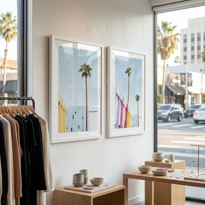 Saguaro Hotel Palm II Art Print