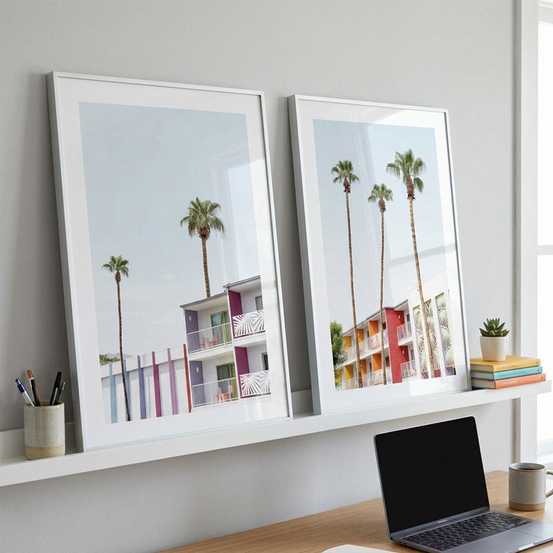 Saguaro Hotel Palms Art Print