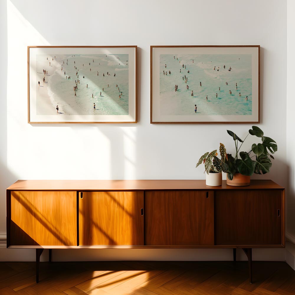 Set of 2 Art Prints - Bondi Bathers I & II