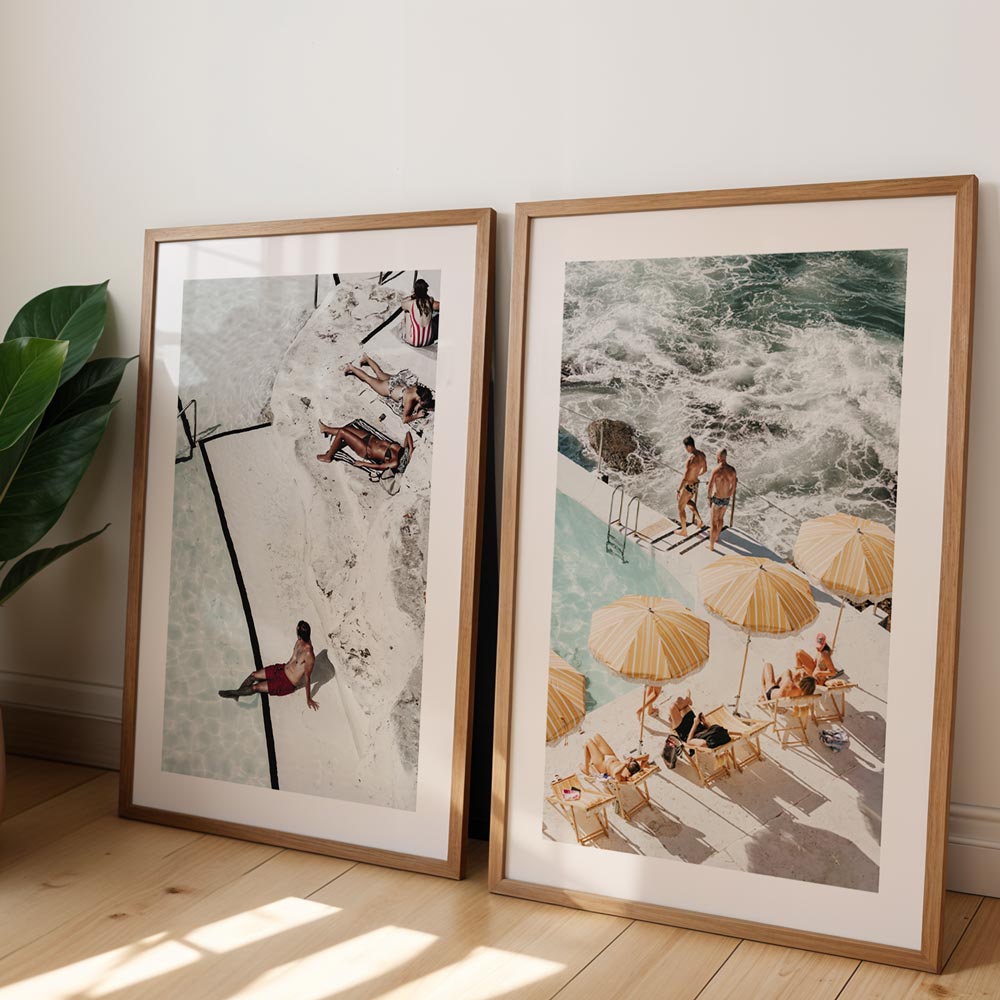 Set of 2 Art Prints - Poolside III & Poolside Rythms