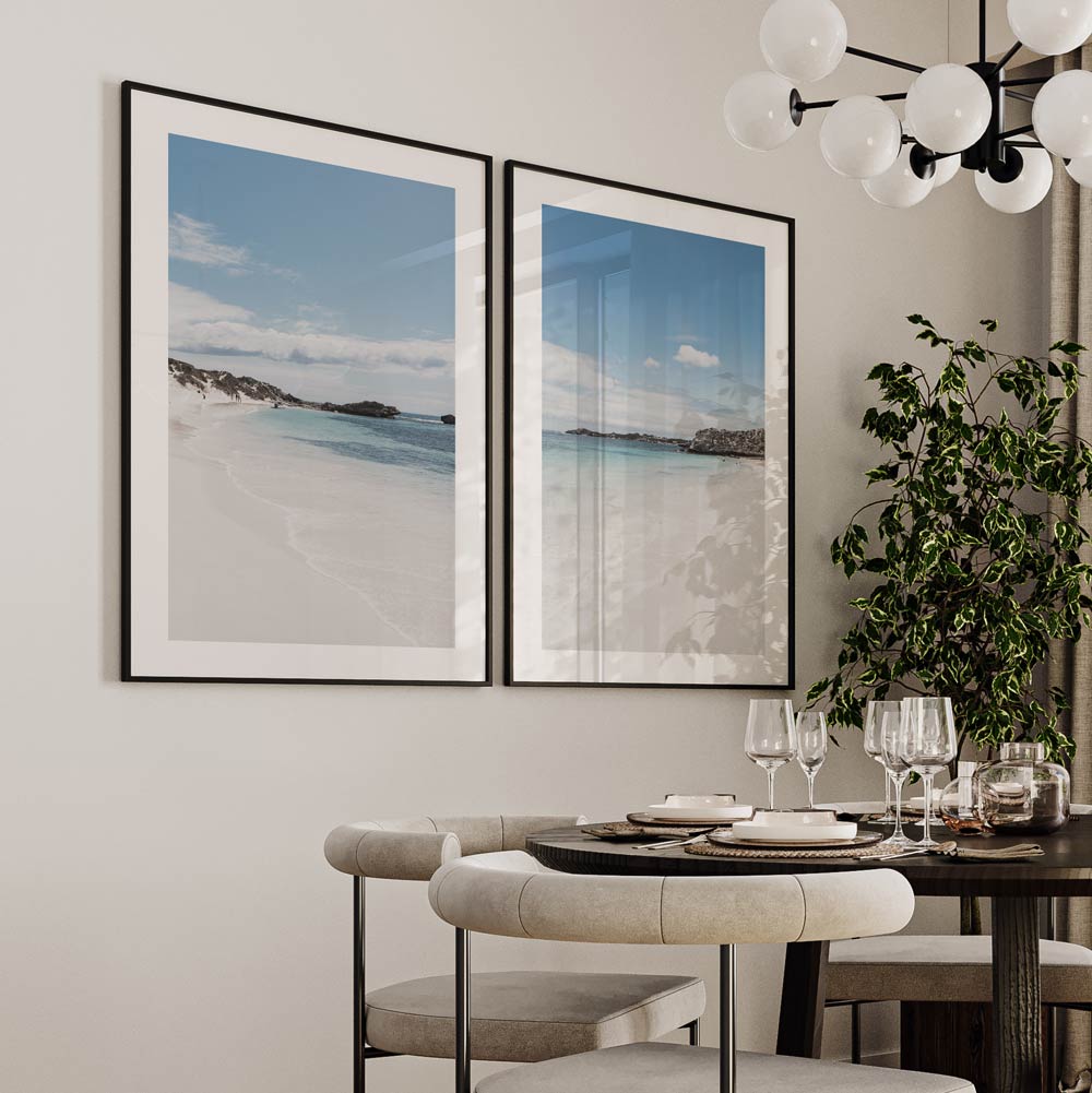 Set of 2 Art Prints - Parakeet Bay I & II