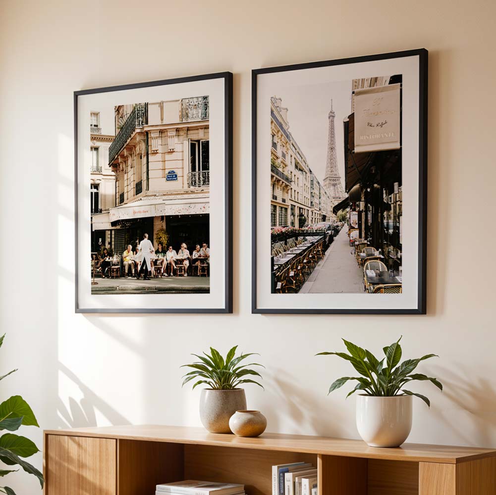 Set of 2 Art Prints - Chez Raffaele & Rue de Babylone