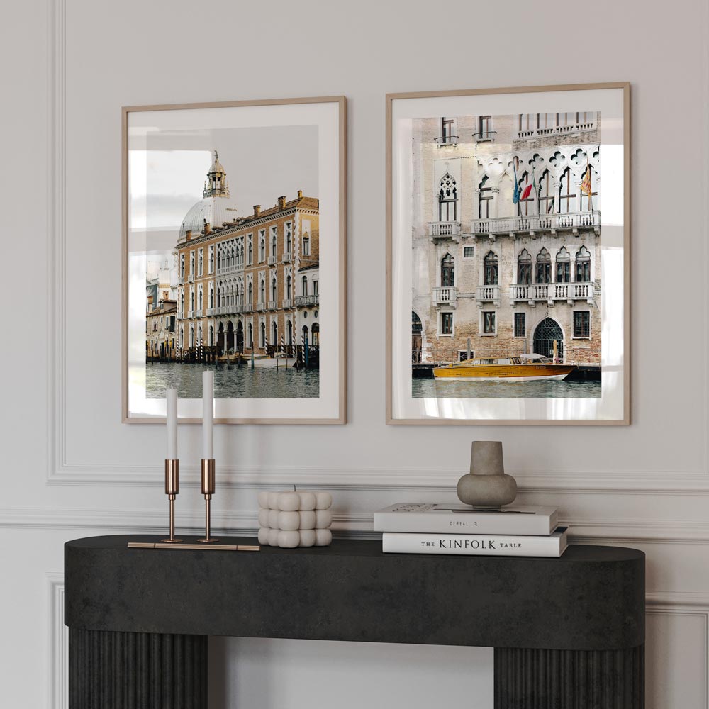 Set of 2 Art Prints - Ca' Foscari & Aspettare