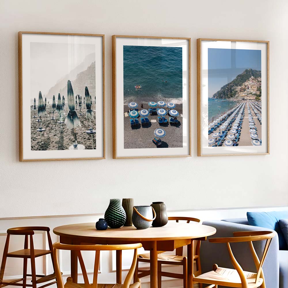 Set of 3 Art Prints - La Poiggia, Floaters & Postiano Poiggia