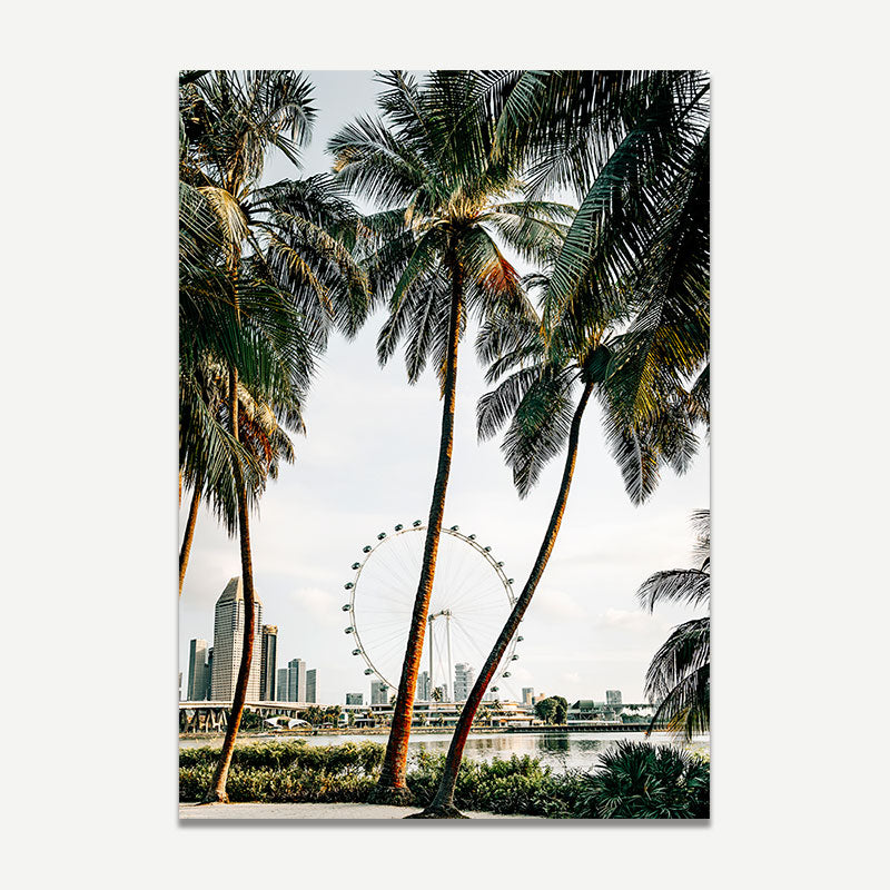 Singapore Flyer Art Print