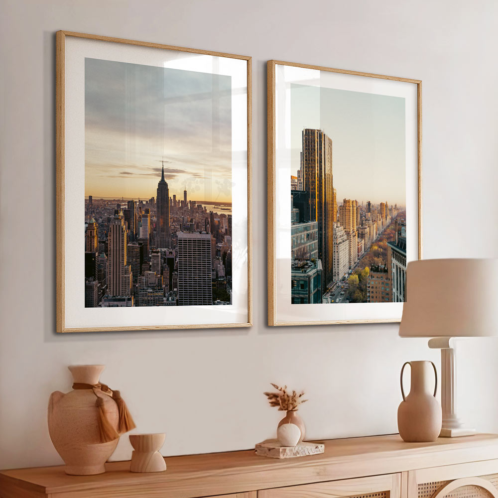 Set of 2 - Upper West Side & Empire State