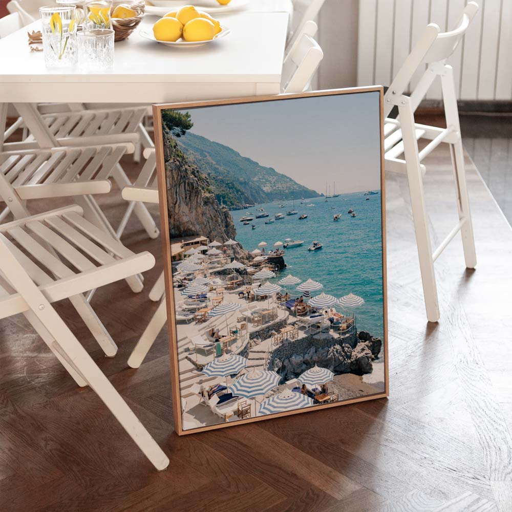 Summer On The Rock Canvas Art