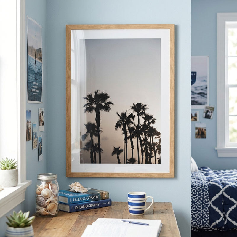 Moody Palms California Art Print