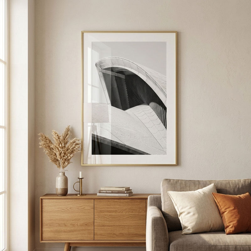 BW Opera House SYD I Art Print