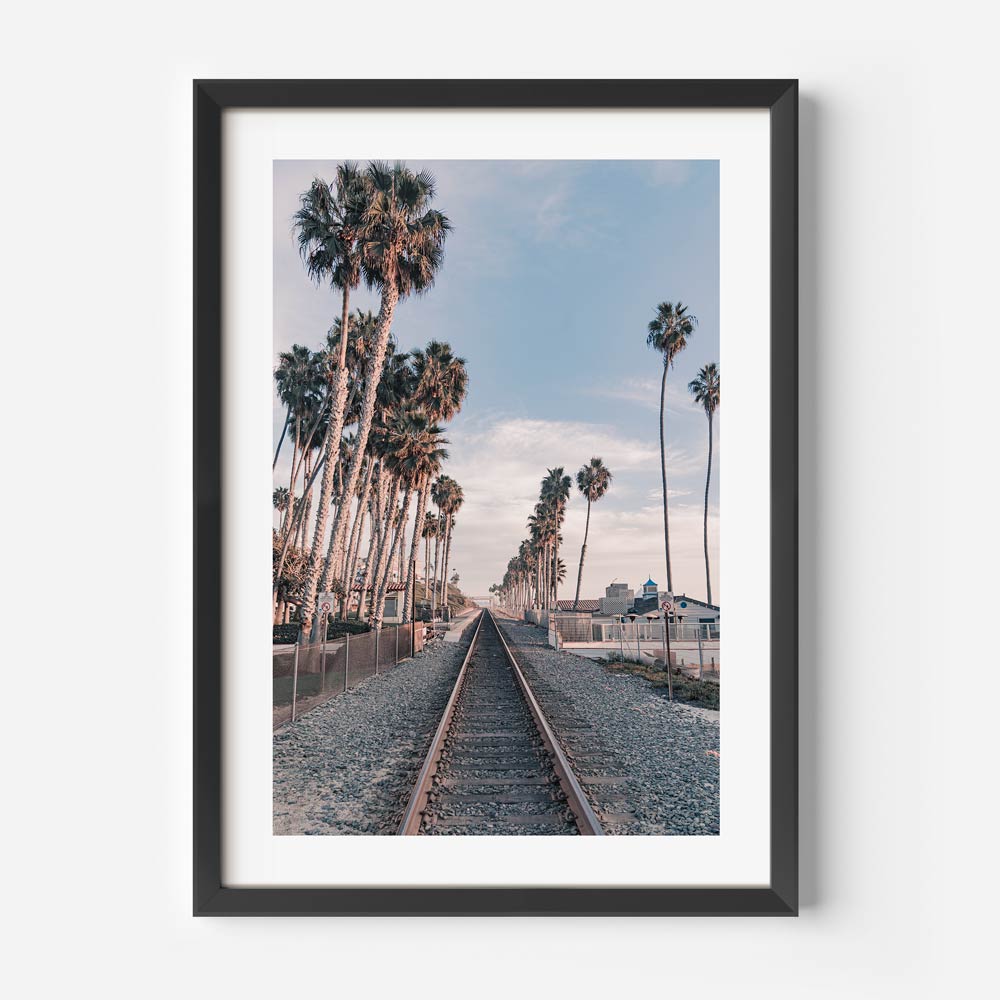 Sunset Tracks to San Diego Art Print