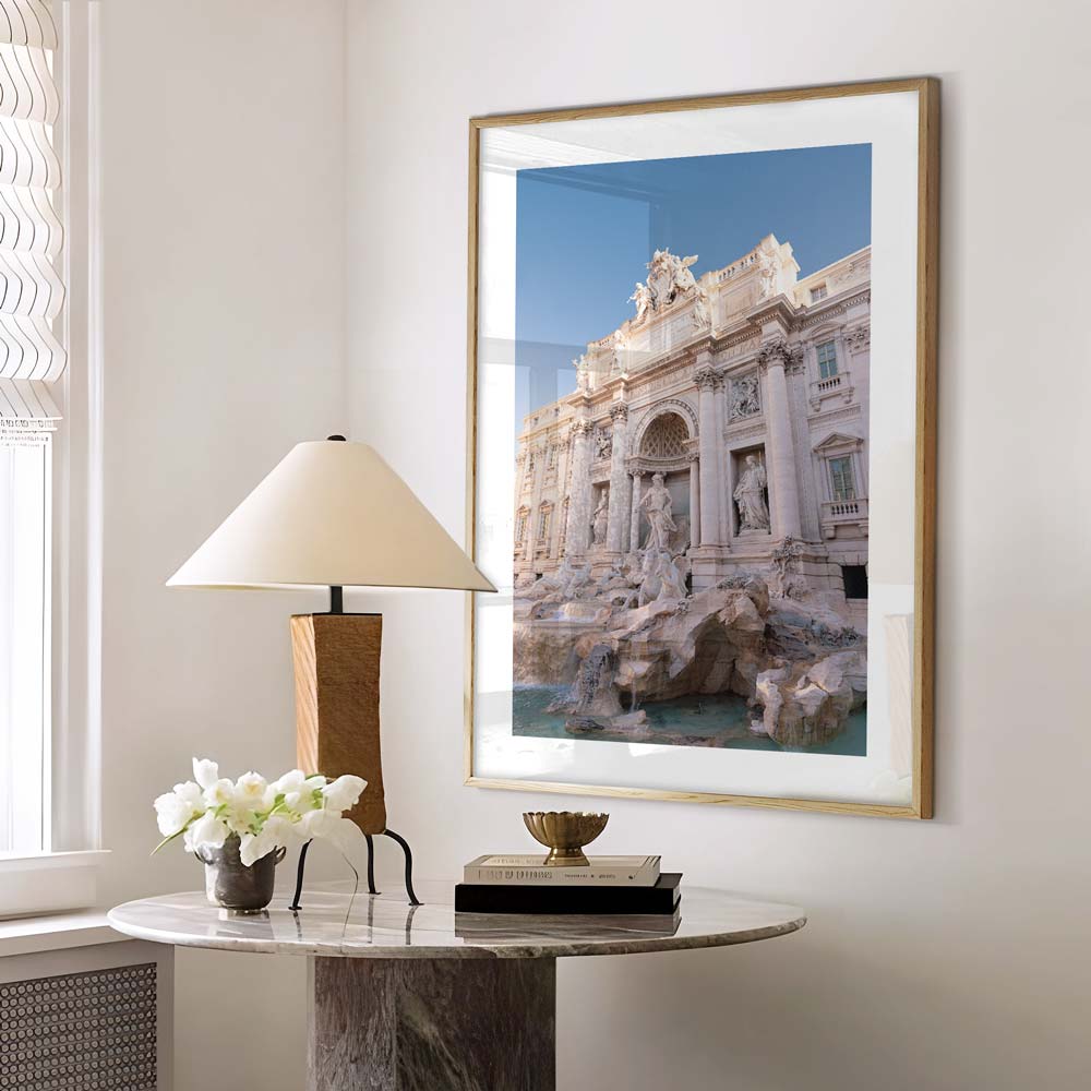 Trevi Fountain Rome Art Print