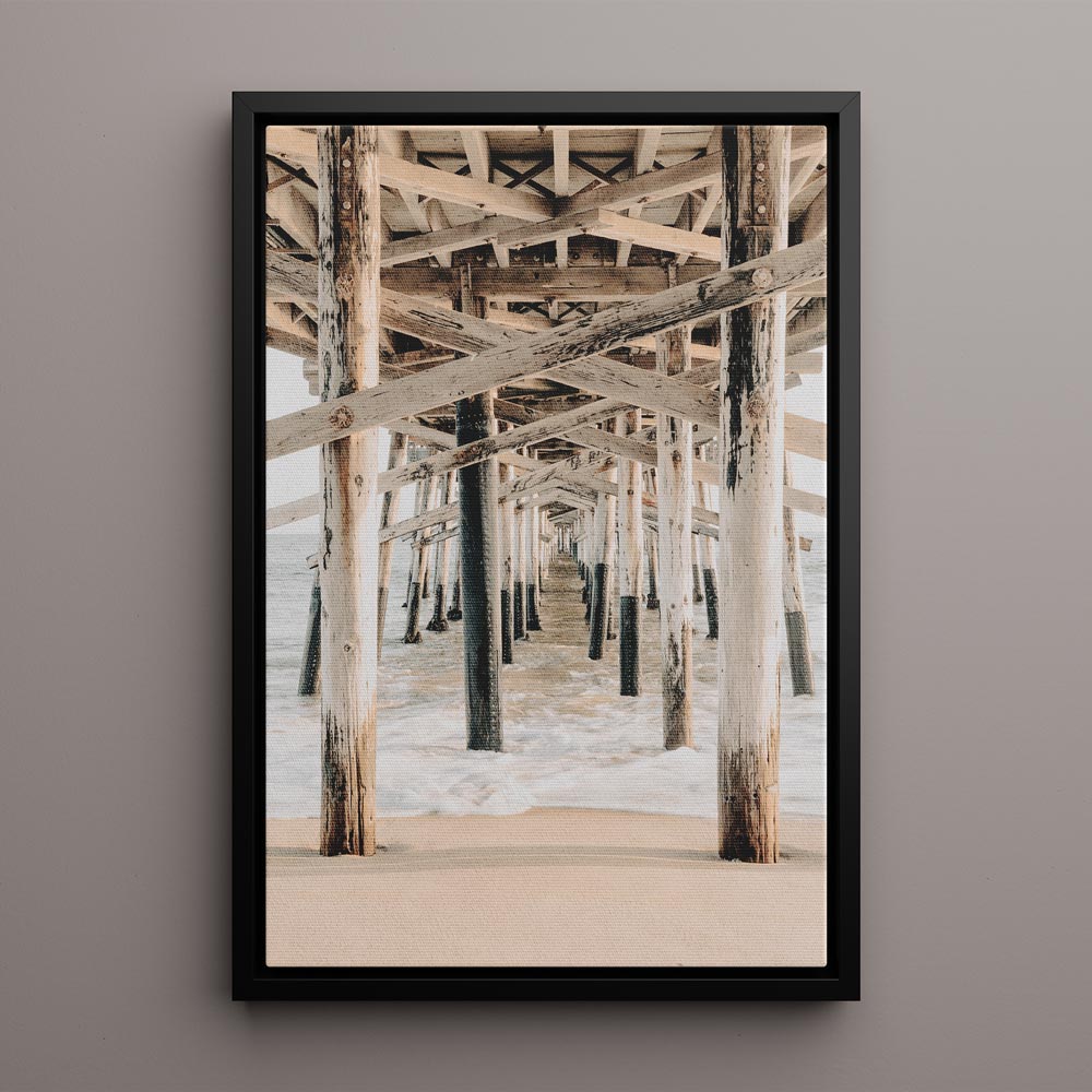 Under The Pier Canvas Art