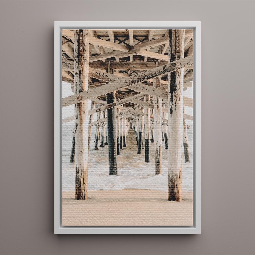 Under The Pier Canvas Art