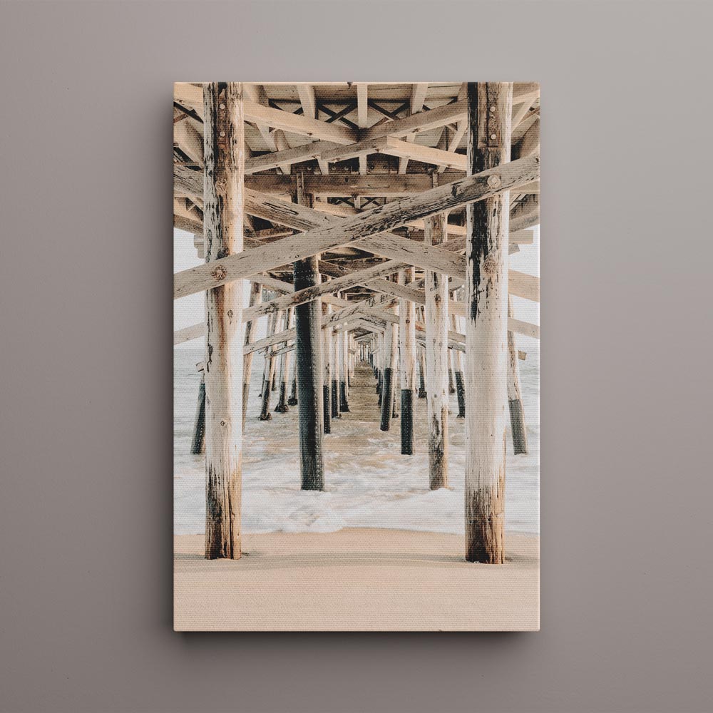 Under The Pier Canvas Art