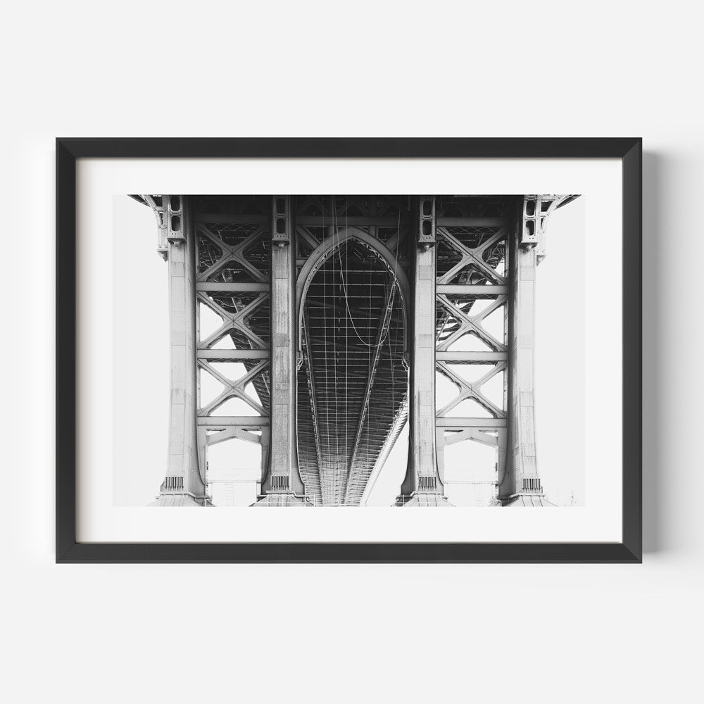 Under Manhattan Bridge Art Print