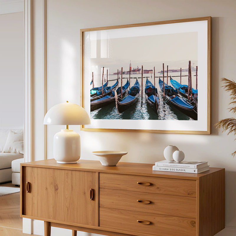 Venice Gondolas Art Print
