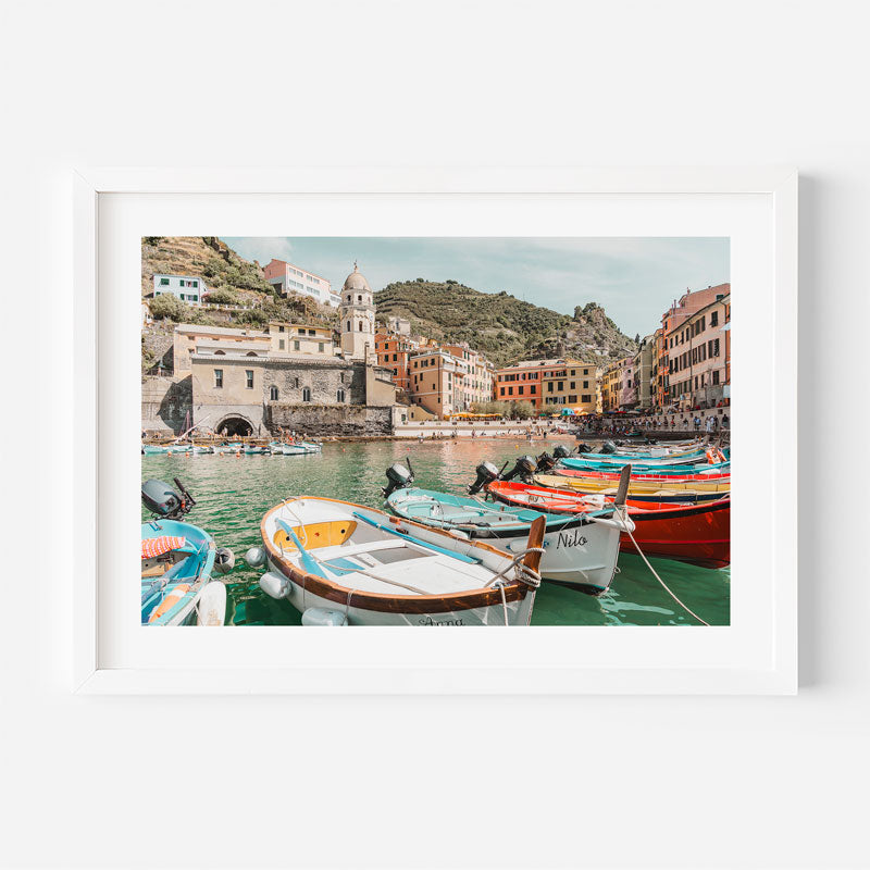 Vernazza Italian Town Art Print