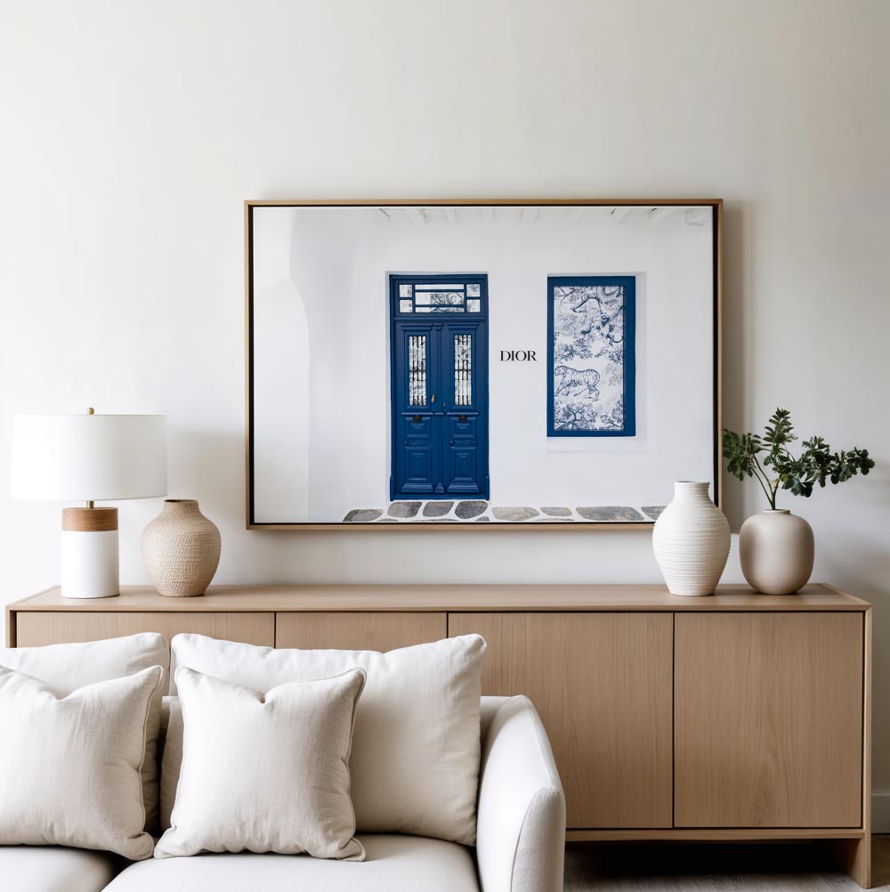 J'Adoor Dior Mykonos Art Print