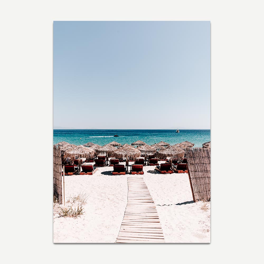 Pathway to the Elia Beach in Mykonos