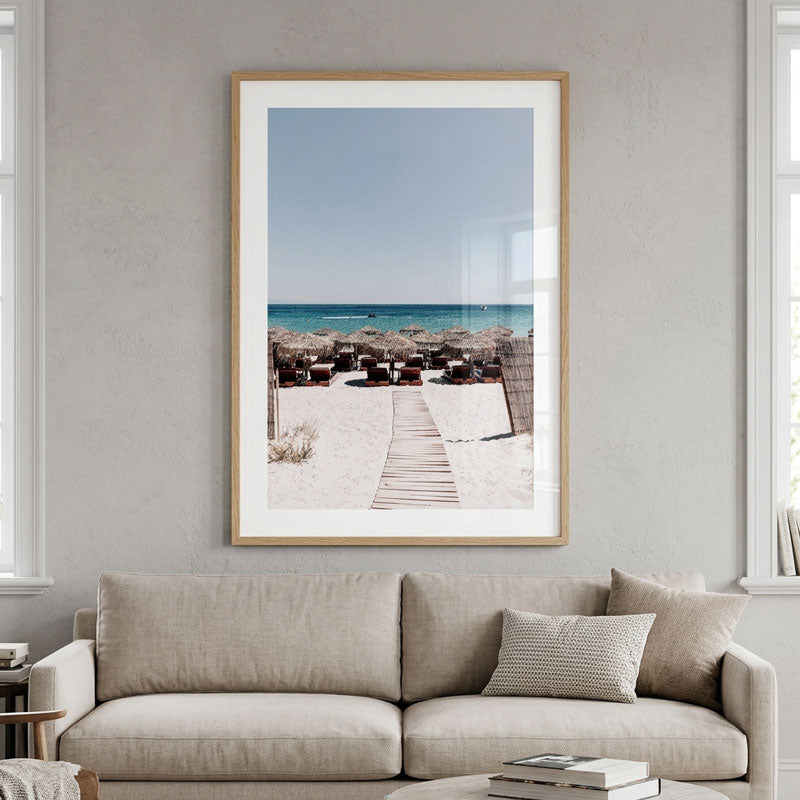 Pathway Elia Mykonos Art Print