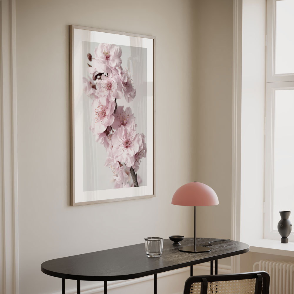 Pink Blossoms Arty Print