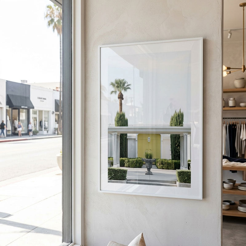 Yellow Door Summer Palm Springs Art Print