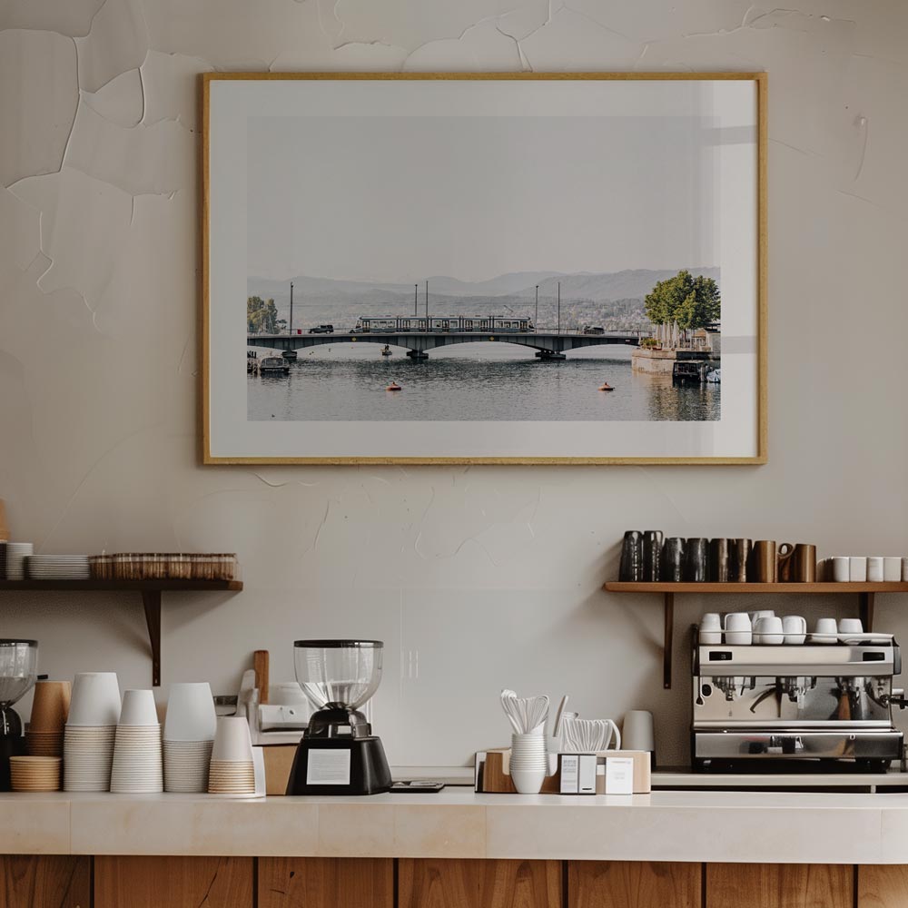 Zürich Raillinks Art Print
