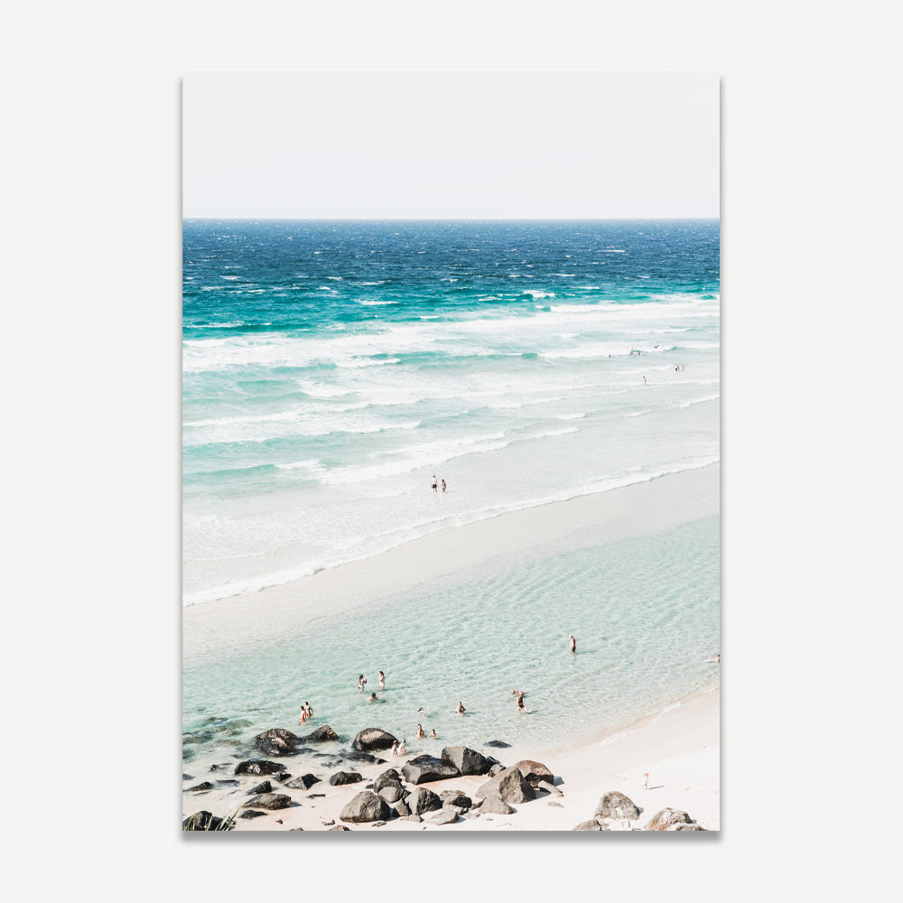 Rainbow Bay Beach, Queensland posters and prints