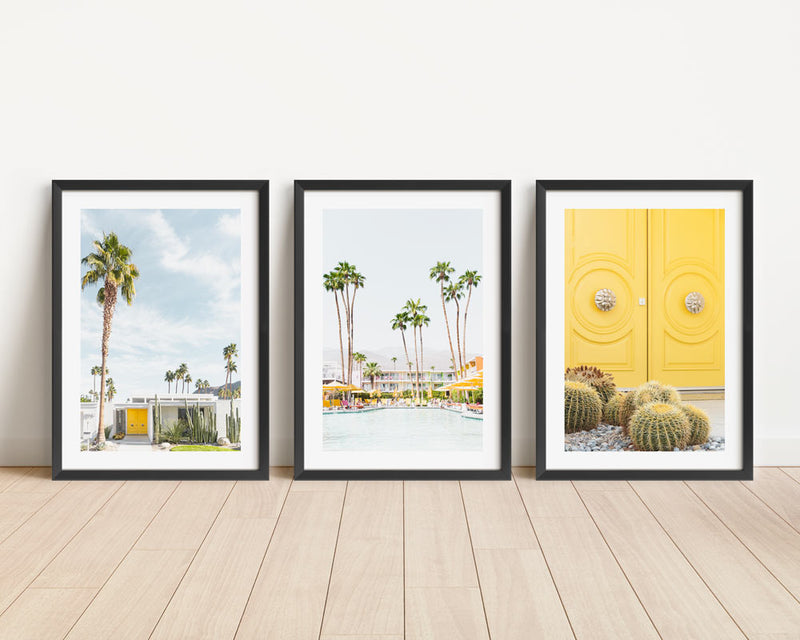 Set of 3 - Yellow Door I / Palm Springs I & Yellow Door Cactus