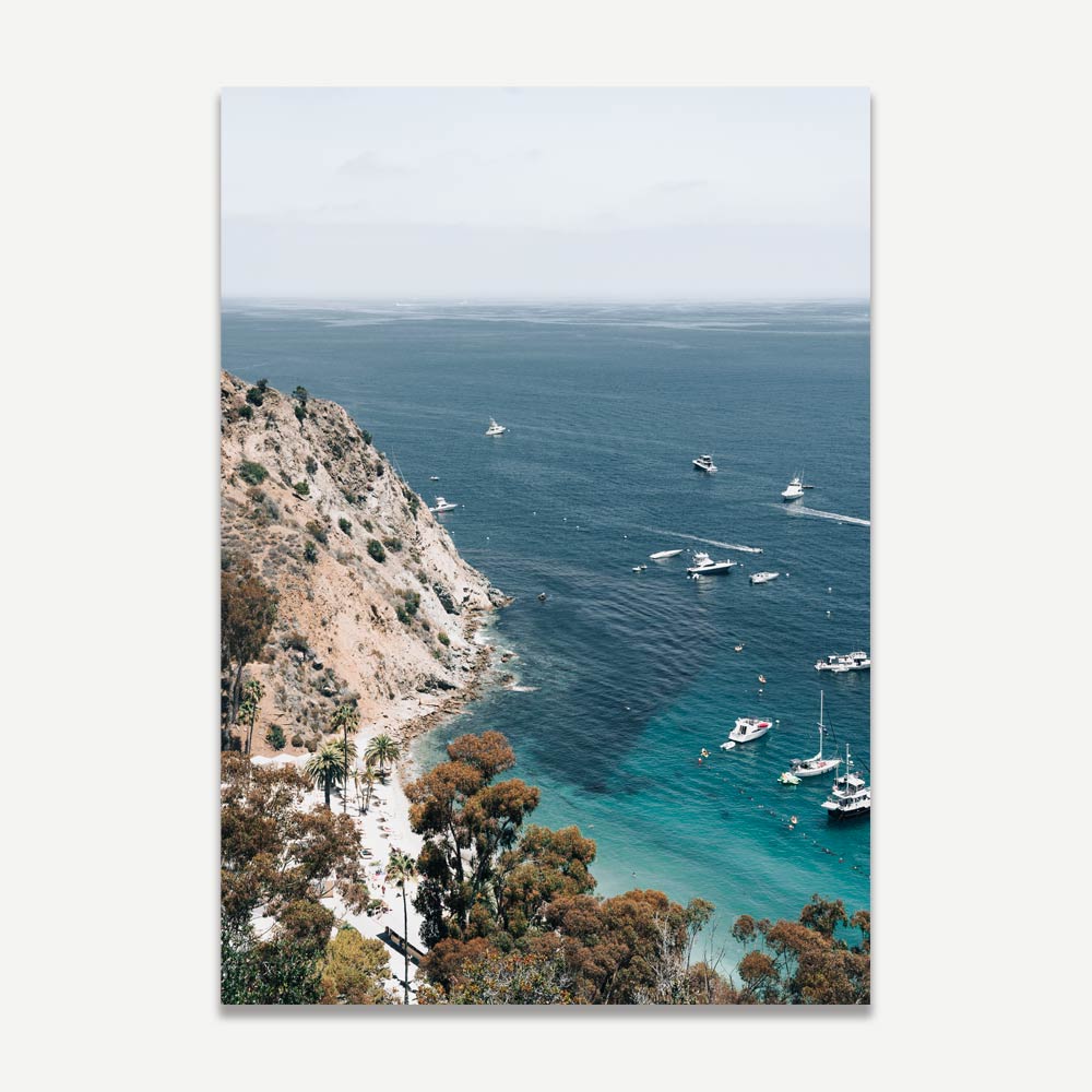 Boats and beach buzz: stunning wall artwork for living spaces.